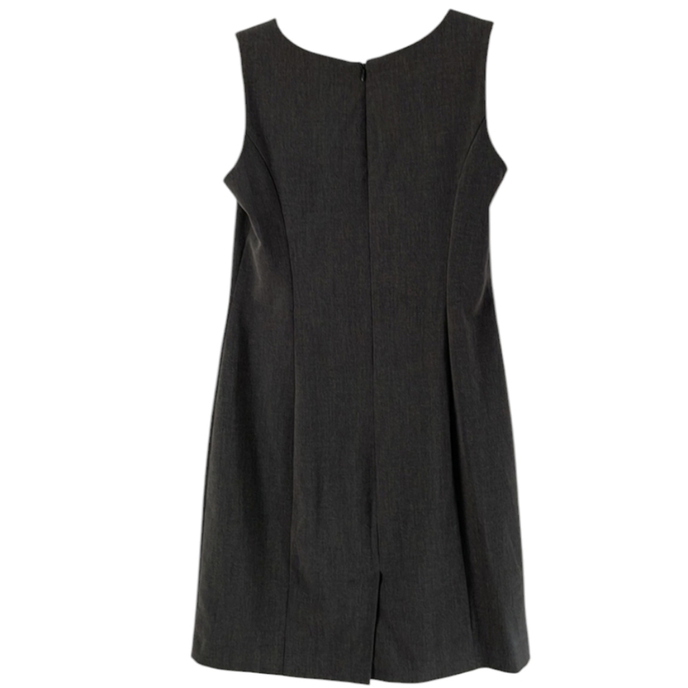 Briggs New York Women's Gray Sleeveless Sheath Office Dress. Size 10 - Picture 3 of 5